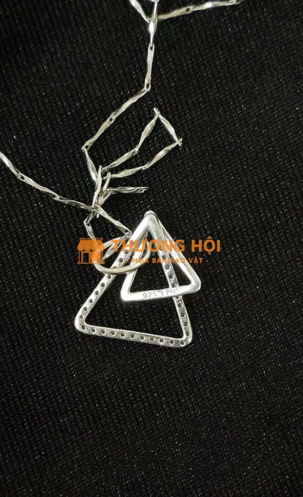 Dây chuyền bạc mặt PNJ