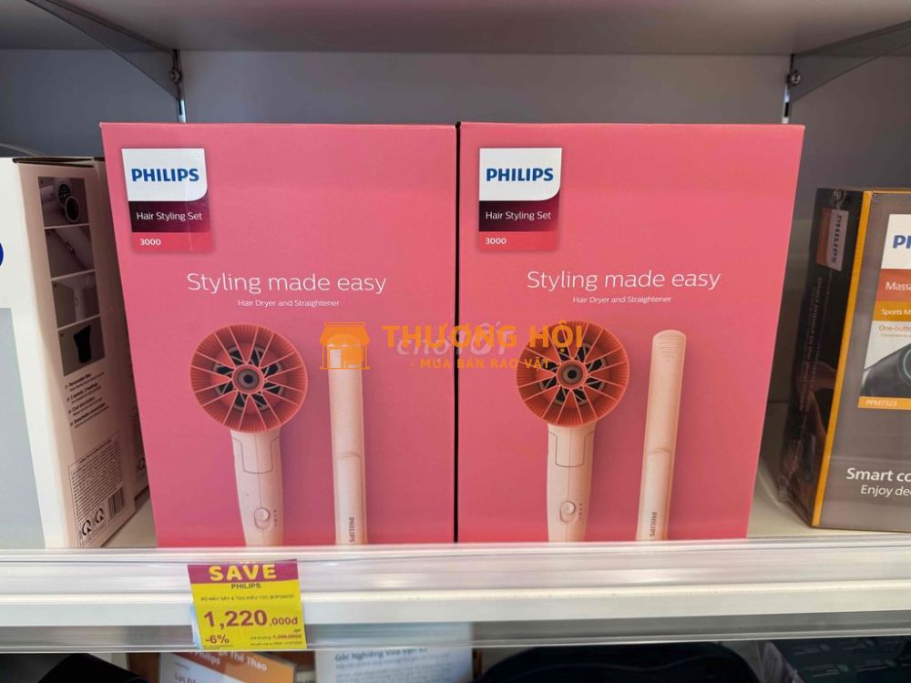 BỘ MÁY SẤY TÓC - DUỖI TÓC PHILIPS