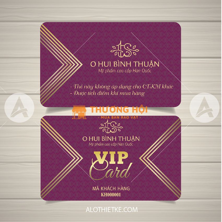 in thẻ nhựa, thẻ vip đẹp