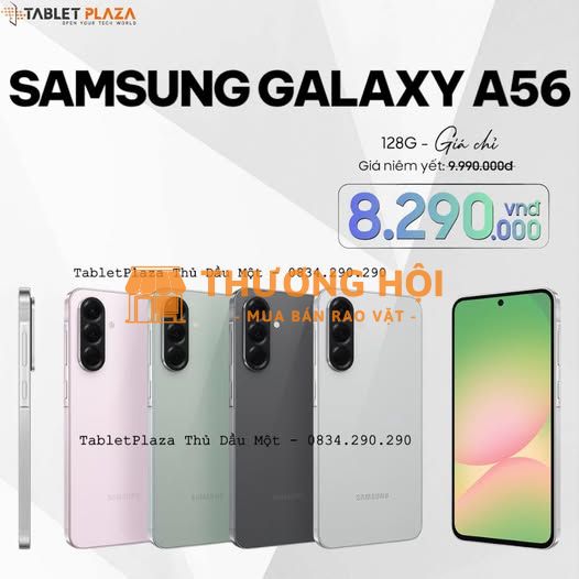 Với 8.290.000đ, Galaxy A56 nổi bật với hiệu năng ổn định