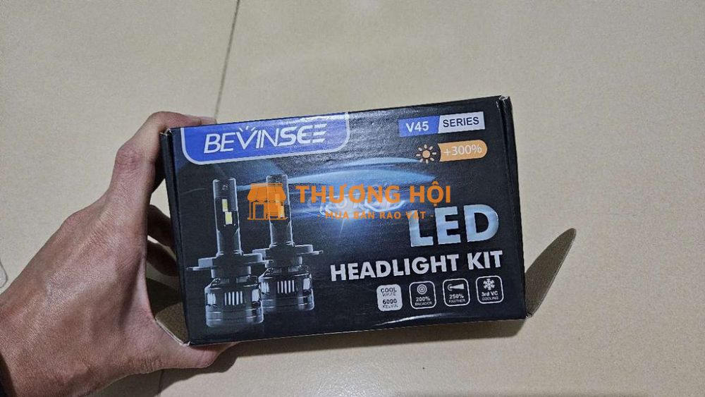 Led siêu sáng Bevinsee V45 60W, 6000k, hàng xịn