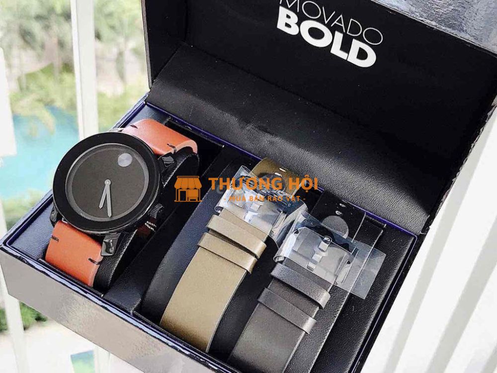 Movado Bold 3600600 Dây Da Nam