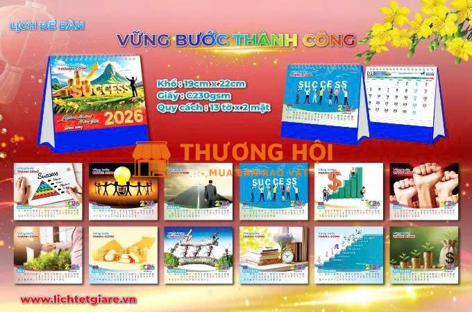 Quà Tặng Ý Nghĩa Với Lịch Để Bàn 2026 Từ Lịch Tết An Khang