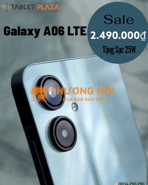 Galaxy A06 LTE 4/128GB Giá chỉ: 2.490.000₫