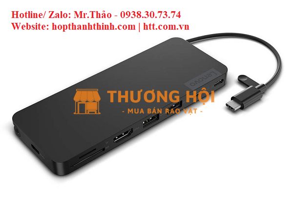 Lenovo USB-C Slim Travel Dock – Kết Nối Linh Hoạt Mọi Nơi Bạn Đến!