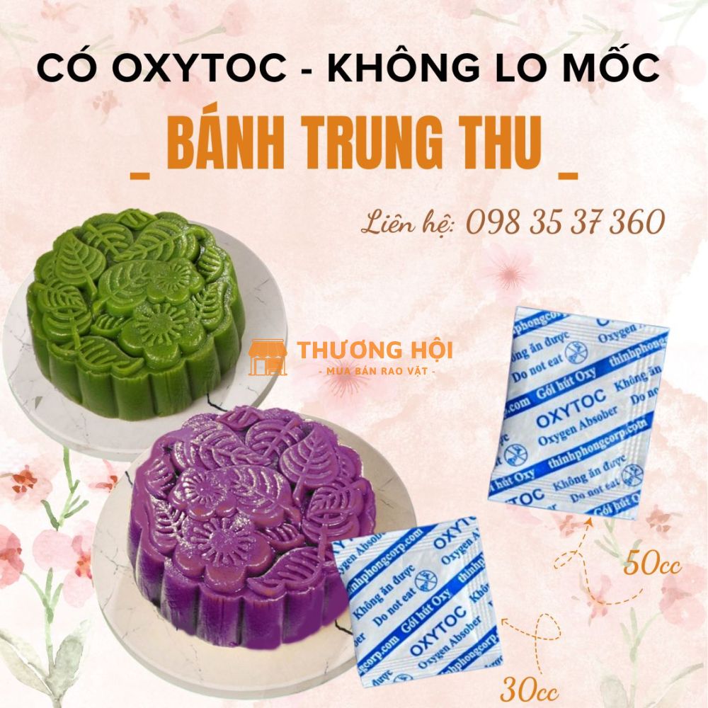 Gói hút oxy oxytoc dùng cho bánh trung thu hiệu quả