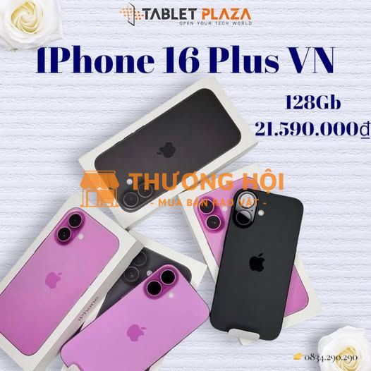 Iphone 16 plus- đẳng cấp mới, cấu hình khủng