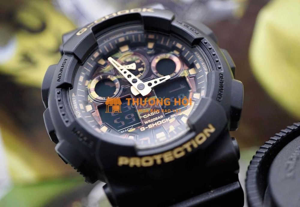 Đồng Hồ Gshock GA-100CF-1A9JF Quân Đội