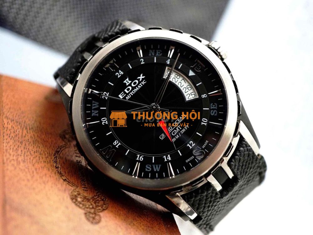 Đồng Hồ Edox Grand Ocean Gmt Automatic Thuỵ Sỹ
