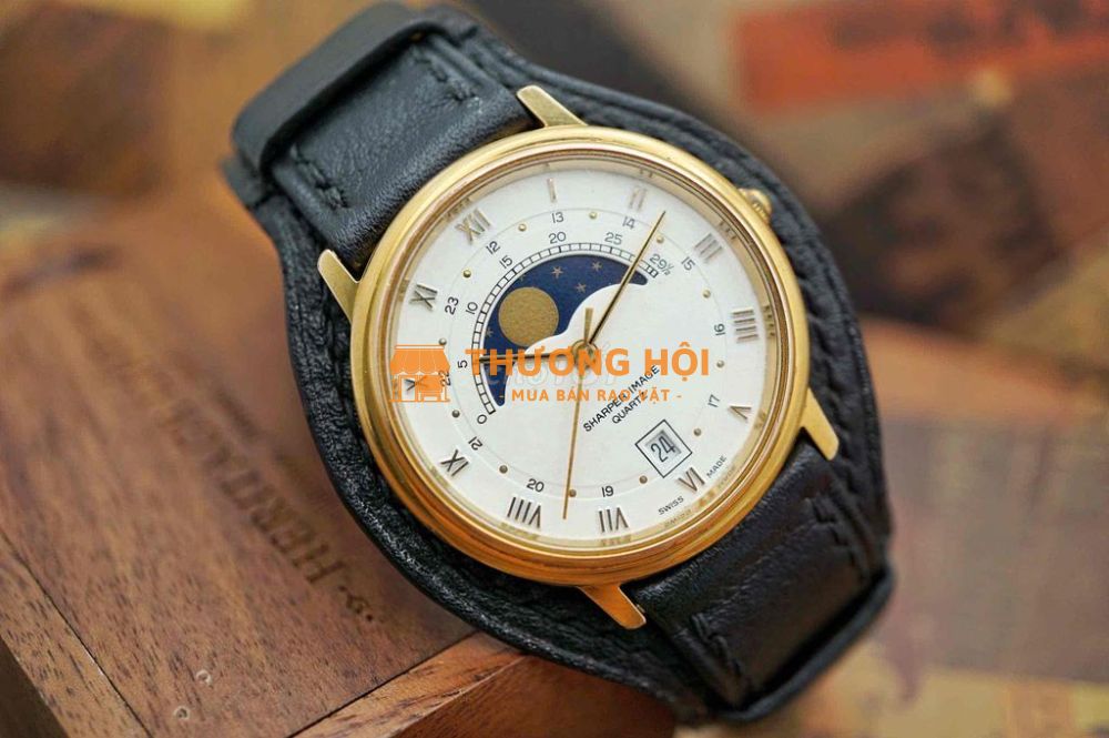 Đồng Hồ Sharper Image Moonphase Chính Hãng Thuỵ Sỹ