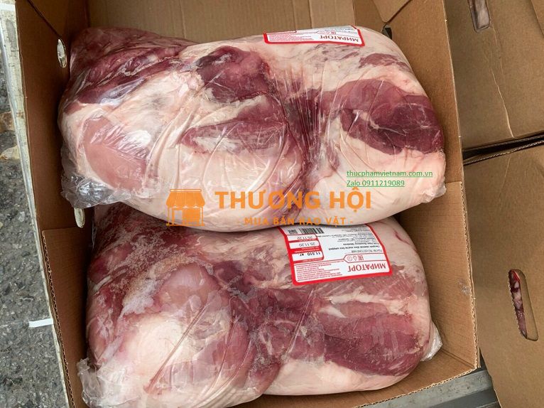 Đặt hàng thịt nạc đùi heo đông lạnh ngay hôm nay