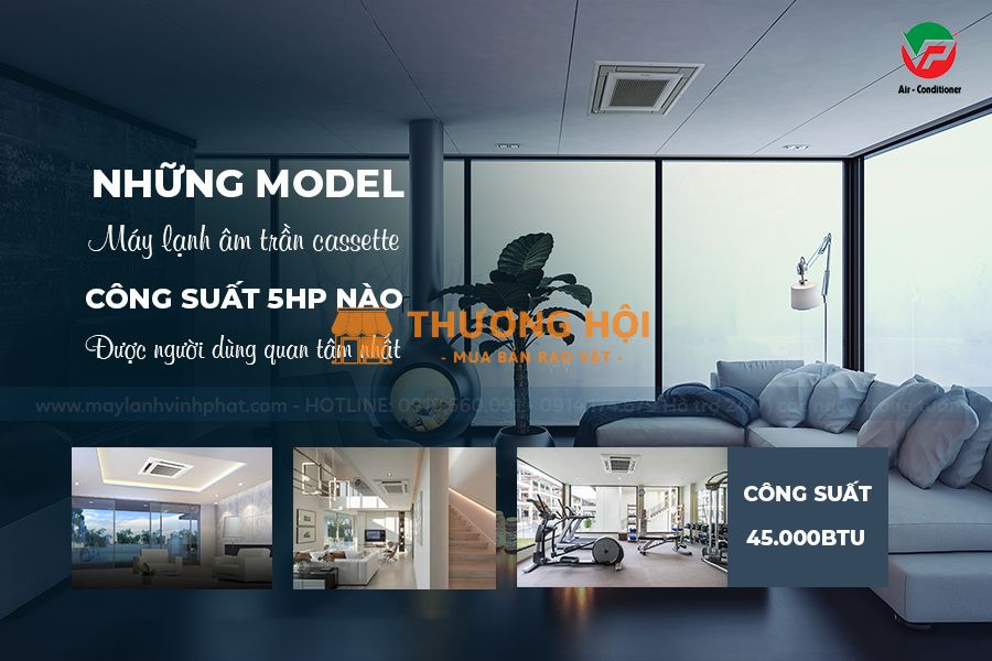 Máy lạnh âm trần công suất 5.0HP dành cho không gian nào – Thương hiệu nào uy tín