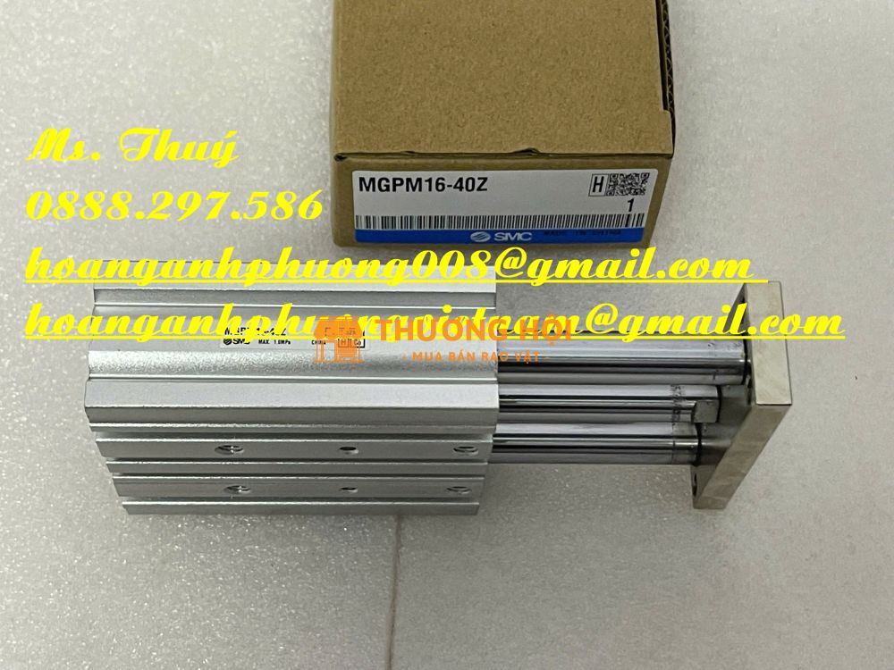 Xi lanh SMC chính hãng - MGPM16-40Z - Hàng mới 100%