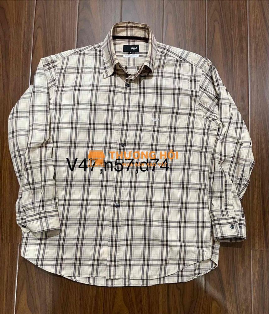 áo sơmi tay dài Fila size XL