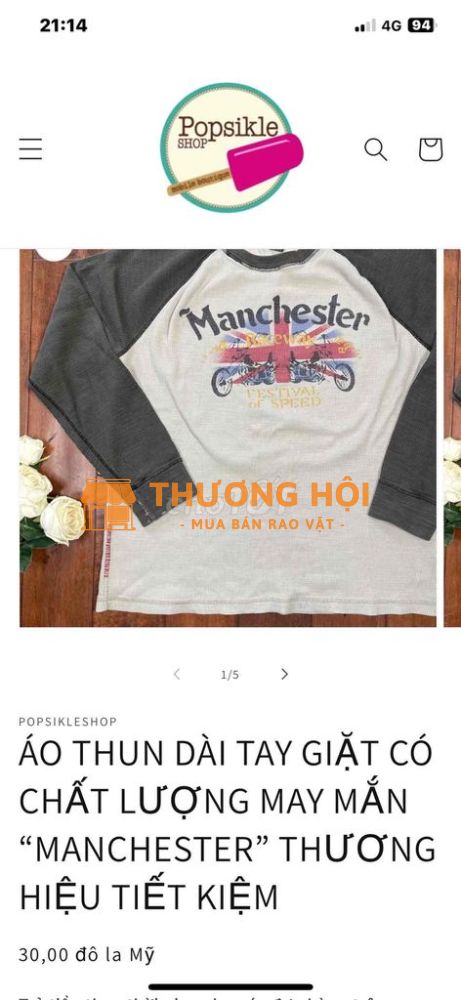 áo thun nam,độ mới cao không lổi size l