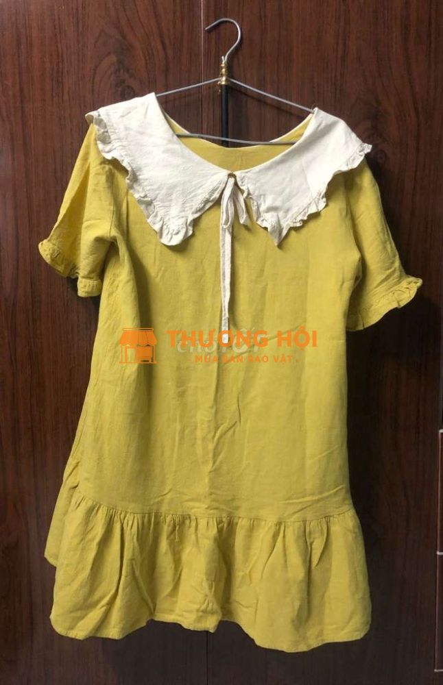 Đầm babydoll xanh