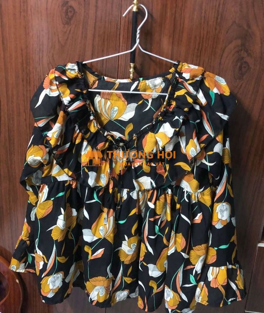 Áo kiểu hoa công sở
