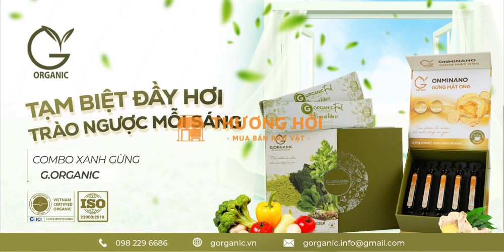 G.ORGANIC – THỰC PHẨM HẠNH PHÚC ĐƯỢC GIEO TRỒNG TỪ TÌNH YÊU & SỰ THẬT