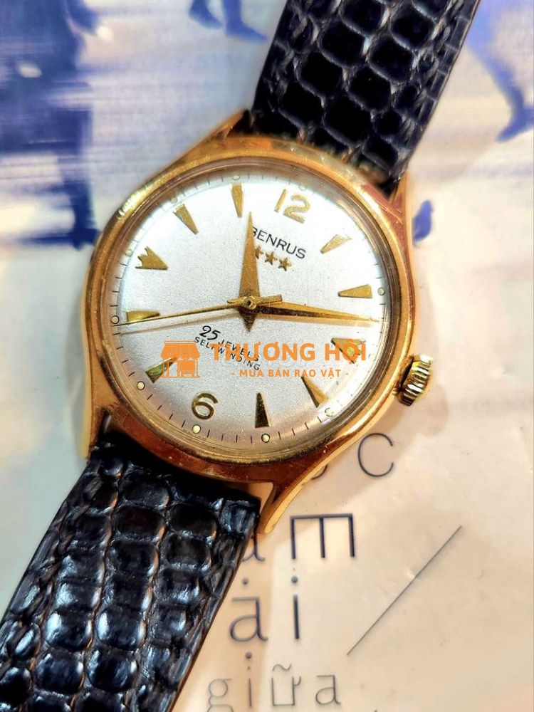 Benrus Thụy Sỹ Chính Hãng Bọc Vàng Hồng