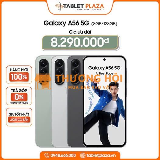 Galaxy A56 nổi bật Giá tốt chỉ 8.290.000đ Tablet Plaza