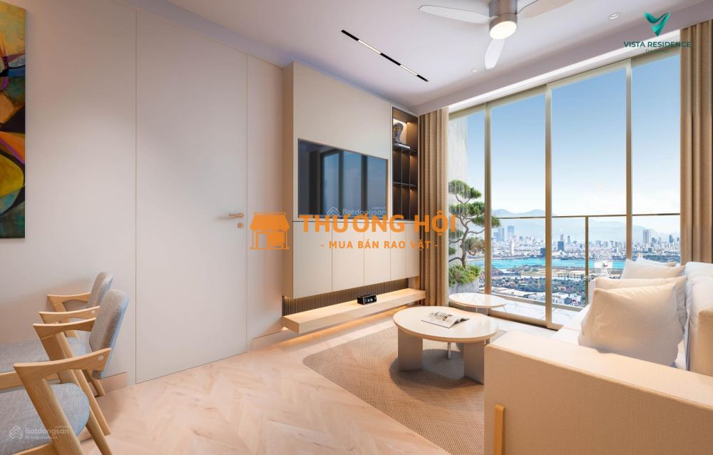 Siêu phẩm, cần bán căn hộ Vista Residence 2PN 76m2 tầng 14 view sông Hàn, Đà Nẵng, sổ đỏ lâu dài