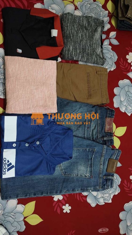 Combo set đồ nam mix size 55-60kg