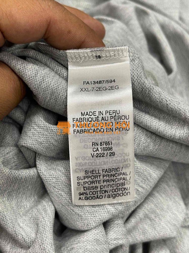 Áo Polo Lacoste Xám