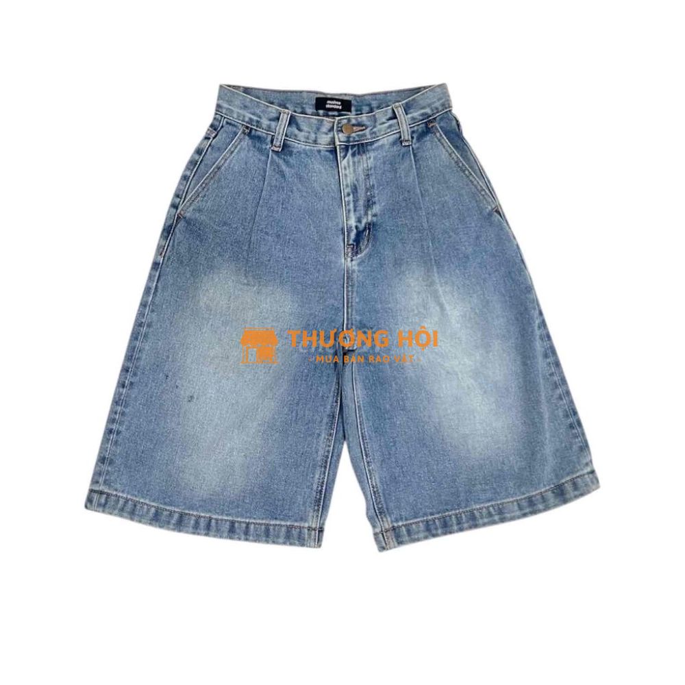 Quần short Musinsa One Tuck Bermuda Denim Pants