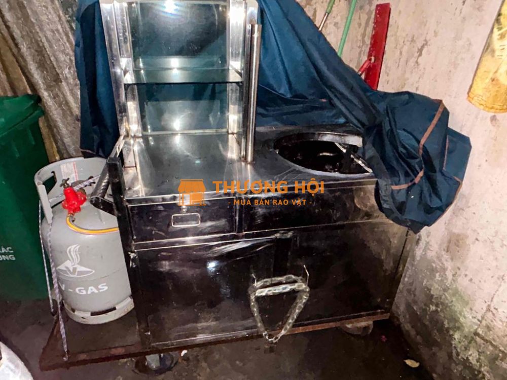 Xe đẩy hàng inox nhà hàng