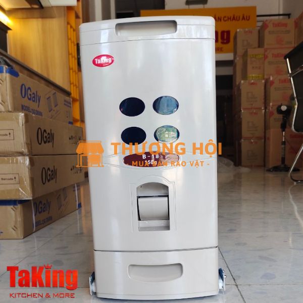 Thùng đựng gạo âm tủ ABS an toàn TaKing
