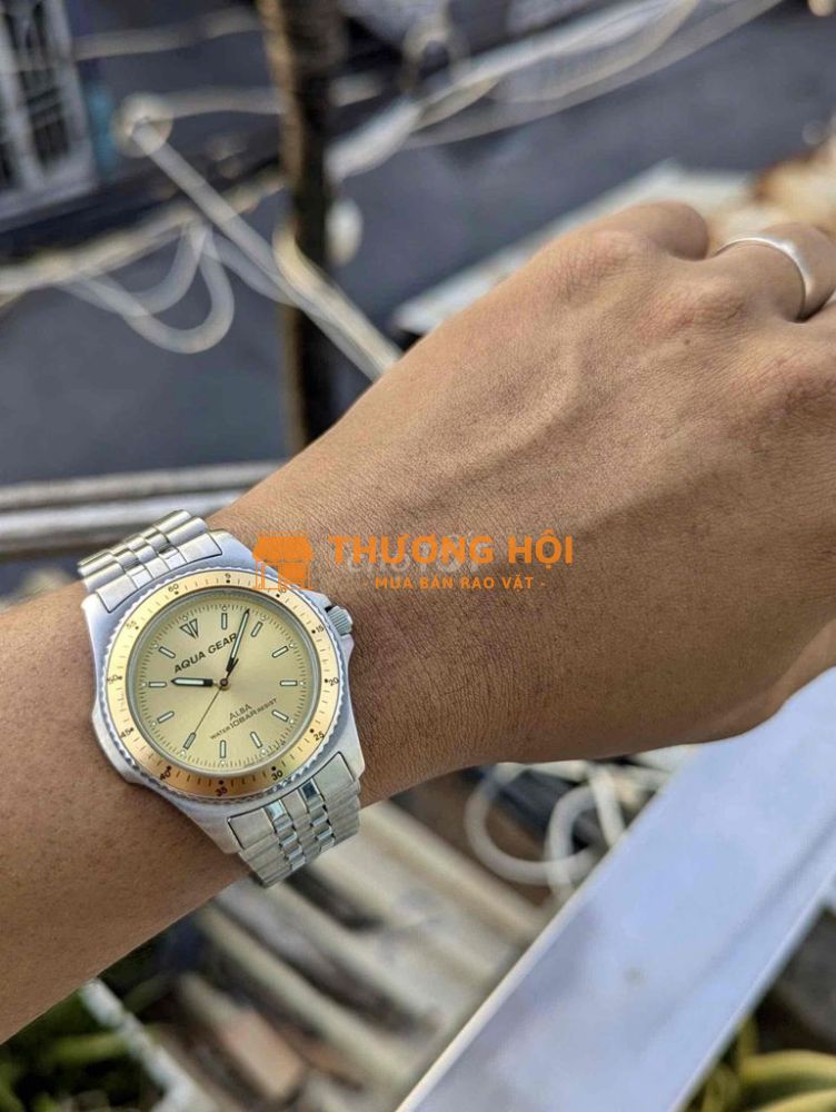 Đồng hồ Alba Aqua gear demi cổ điển sang trọng