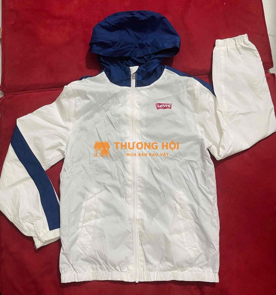 Auth 85% Khoác gió hiệu Levis bé gái 145-164 nữ S