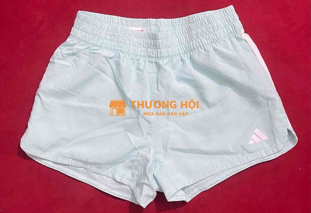 Auth 90% Quần short gió Adidas bé gái/ nữ size150