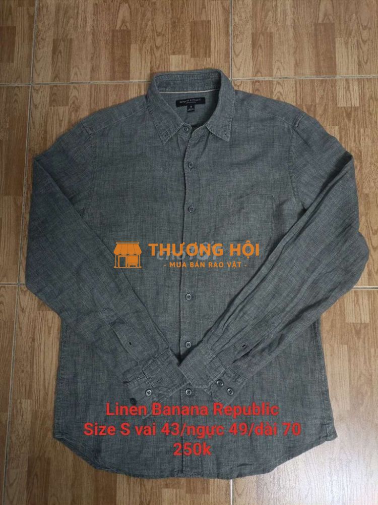 Sơmi Linen Banana Republic