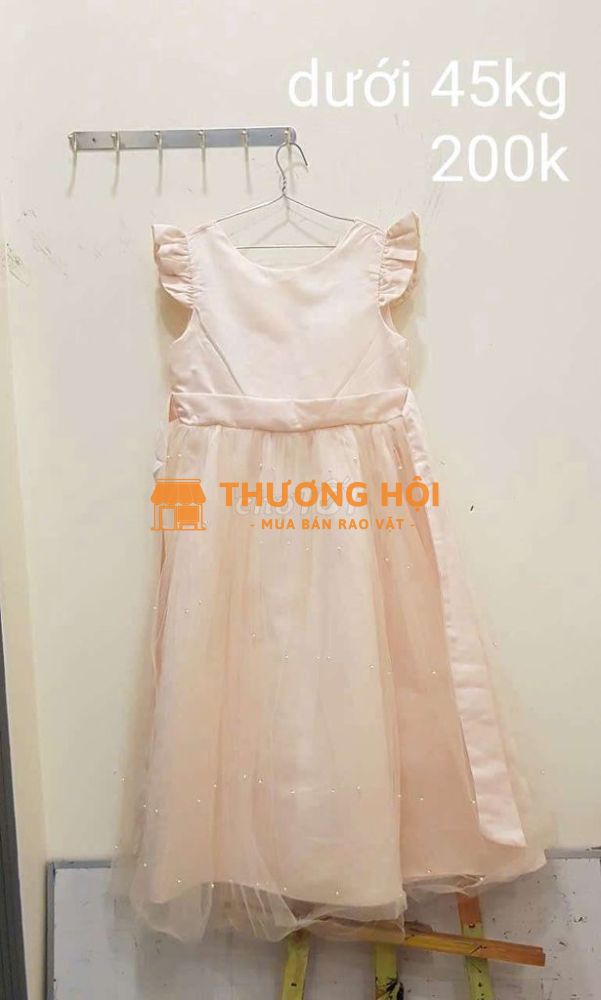 Thanh lý đầm dự tiệc bé gái lớn dưới 45kg