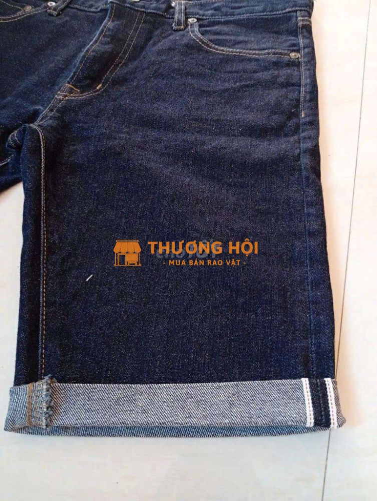 Short jean Uniqlo lai biên 30