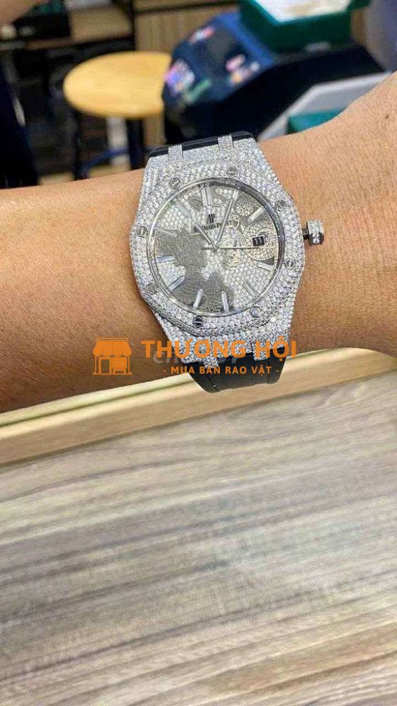 AP chế tác mặt rồng full đá siêu vip