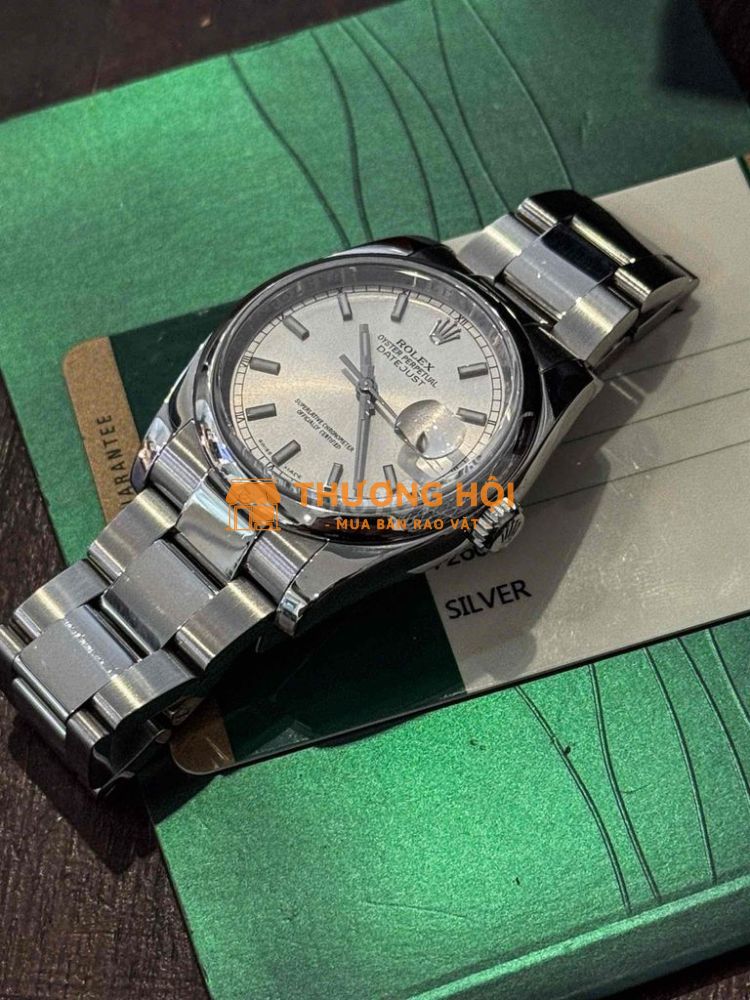 Rolex 116200 Datejust Silver Dial 36mm Fullset2015