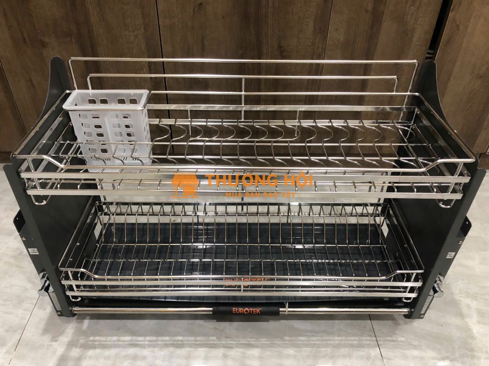 Kệ Bát Đĩa Nâng Hạ Di Động Eurotek, Thiết Kế Hiện Đại, Thông Minh