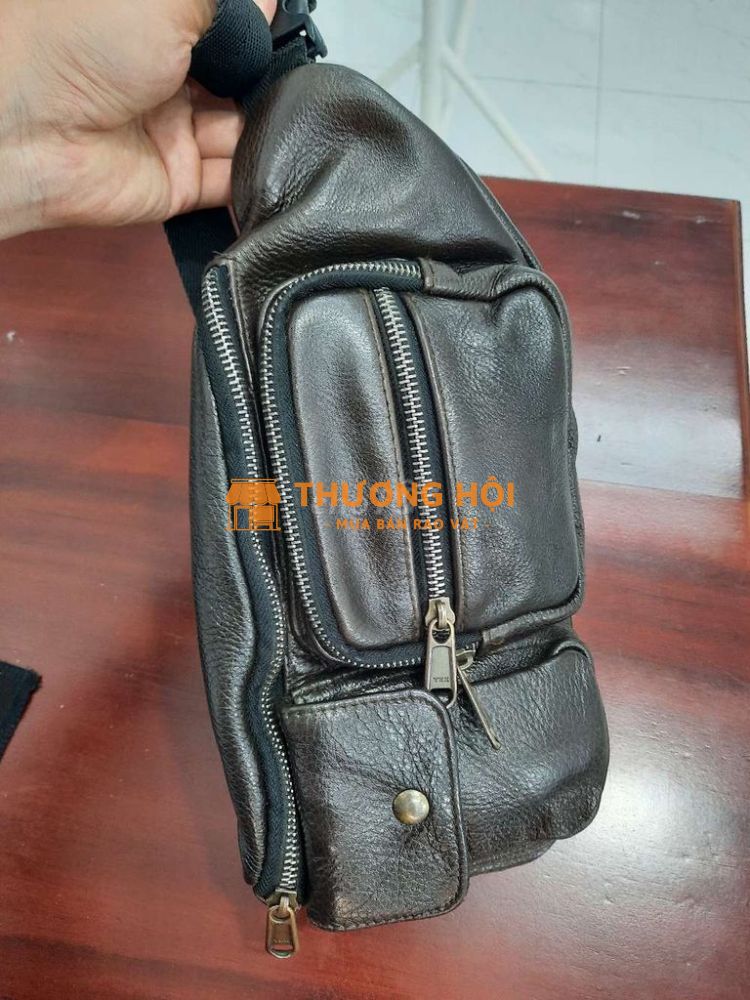 Túi bao tử đeo chéo da hạt mềm dẽo