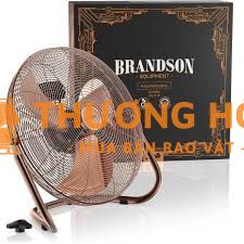 QUẠT SÀN BRANDSON, HÀNG NỘI ĐỊA ĐỨC - MÀU ĐỒNG