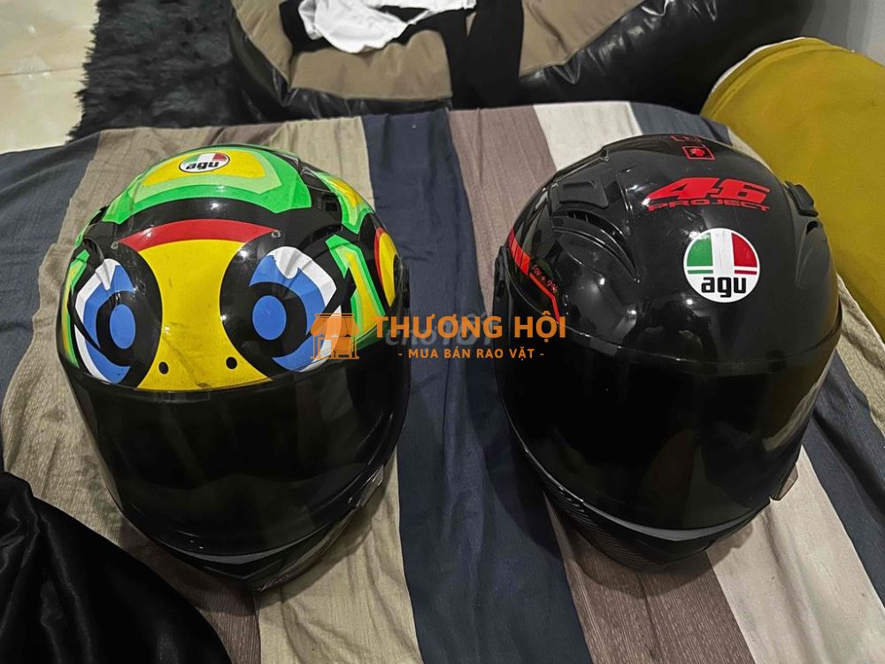 em pass rẻ Mũ bảo hiểm AGV Fullface 2 cái 400 ạ