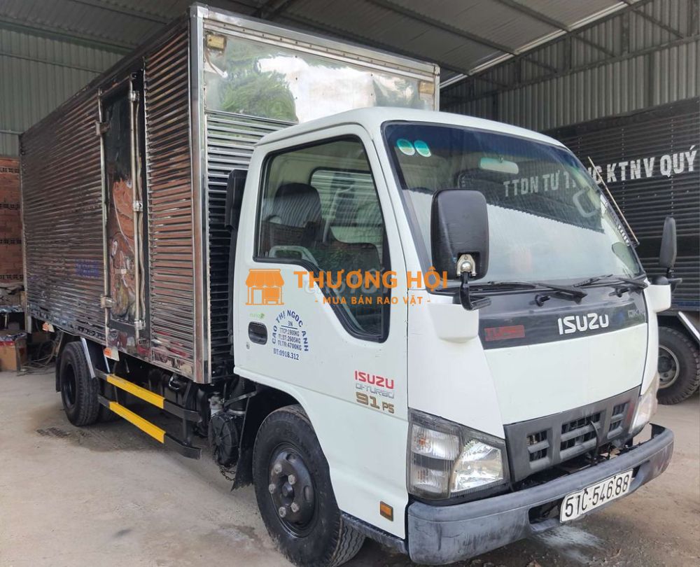 Bán gấp Isuzu 1.9 tấn đời 2015 thùng kín 4m3