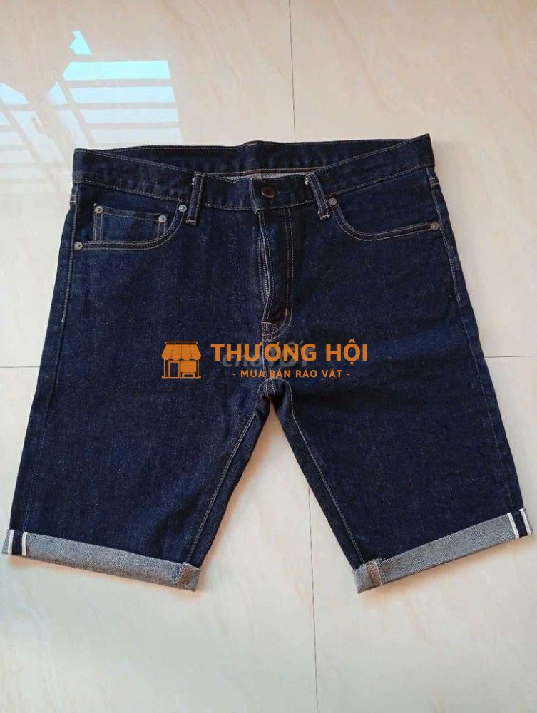 Short jean Uniqlo lai biên 30