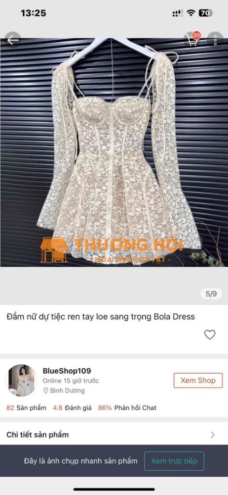 đầm ren size XL dễ thương, mặc đi đám được nè