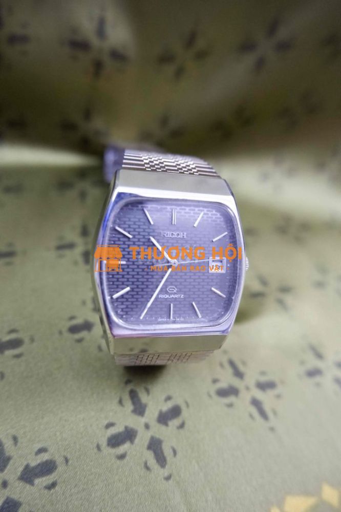 Đồng hồ Tank Ricoh Monogram Grey Dial Quartz