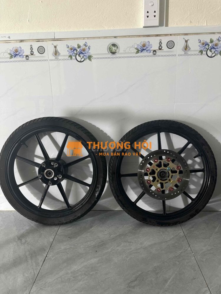 mâm xe asio 1.4-1.6 gắn như zin cho exciter150