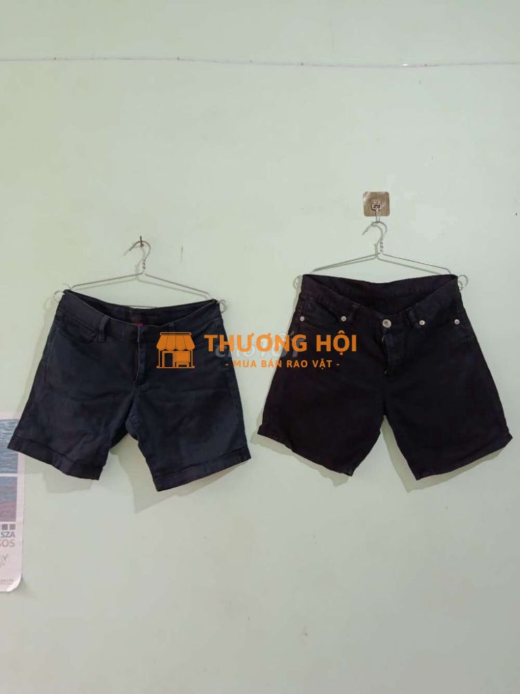 Thanh Lý 2 Quần Short Jean Size XL Bền Đẹp