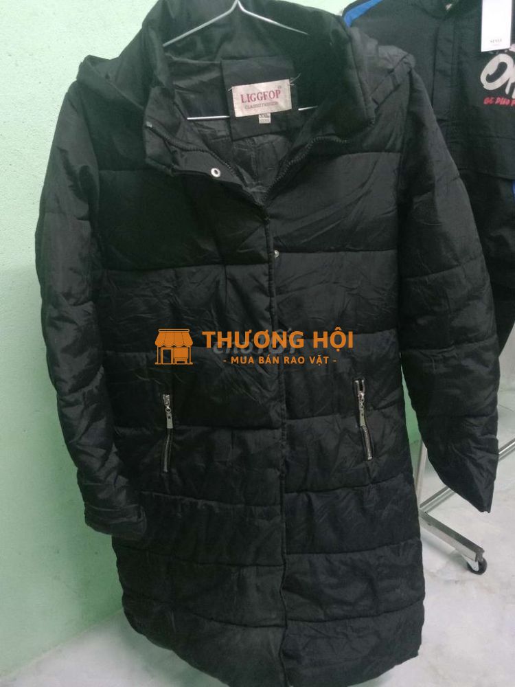 Áo khoác phao dáng dài