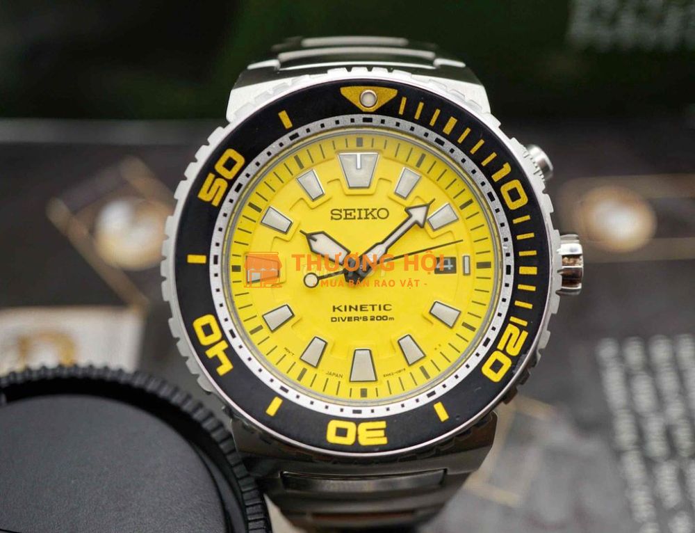 Đồng Hồ Seiko Diver Yellow Chính Hãng Nhật Bản